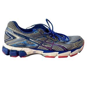 ASICS Gel GT1000 DUOMAX Women Running Shoes Metallic Blue Grey Pink Size 9 SPEVA